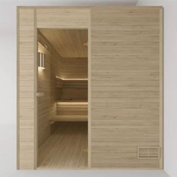 Casa Padrino luxury 6 person indoor sauna natural 200 x 200 x H. 190 cm
