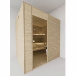 Casa Padrino luxury 6 person indoor sauna natural 200 x 200 x H. 190 cm