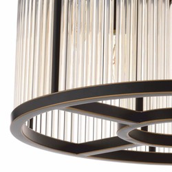 Runde Luxus Deckenleuchte Bronze