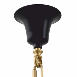 Casa Padrino lampadario barocco di lusso oro antico / nero Ø 97 x A. 99 cm - Qualità di lusso
