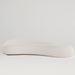 Gebogenes Luxus Wohnzimmer Hotel Sofa Weiß Dunkelbraun Messing