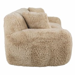 Luxus Wohnzimmer Hotel Sofa Sandfarben
