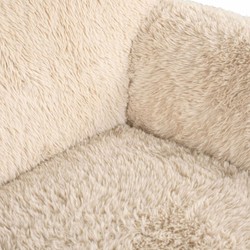 Casa Padrino fauteuil de luxe sable 126 cm - Meubles de salon et d'hôtel