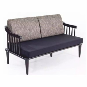 Casa Padrino canapé de luxe violet / gris 140 cm - Meubles de salon et hôtel
