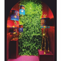 Luxus Kunstharz Stehleuchte Giraffe mit Lampenschirm Gold Bunt