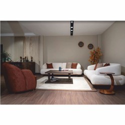 Casa Padrino luxury living room & hotel armchair brown / natural 80 x 90 x H. 85 cm - Luxury furniture