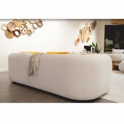 Casa Padrino canapé de salon et hôtel de luxe blanc 240 cm - Meubles de luxe