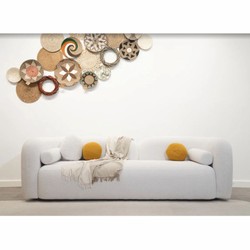 Casa Padrino canapé de salon et hôtel de luxe blanc 240 cm - Meubles de luxe