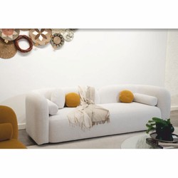Casa Padrino canapé de salon et hôtel de luxe blanc 240 cm - Meubles de luxe