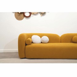 Luxus Wohnzimmer & Hotel Sofa Ocker