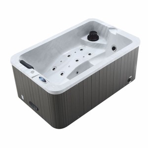 Luxus Outdoor Garten Jacuzzi Weiß Schwarz Grau
