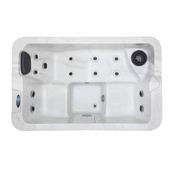 Luxus Outdoor Garten Jacuzzi Weiß Schwarz Grau