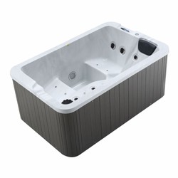 Luxus Outdoor Garten Jacuzzi Weiß Schwarz Grau