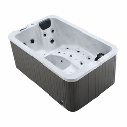 Luxus Outdoor Garten Jacuzzi Weiß Schwarz Grau