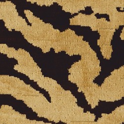 Casa Padrino luxury armchair with tiger pattern yellow / brown / black - Living room & hotel furniture