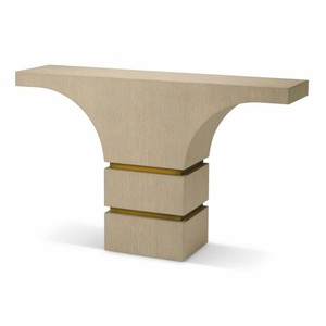 Casa Padrino consola de lujo beige / latón 130 cm - Muebles de lujo para hoteles