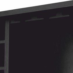 Casa Padrino luxury bar cabinet black-gray / bronze H. 150 cm - Bar furniture
