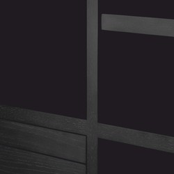 Casa Padrino luxury bar cabinet black-gray / bronze H. 150 cm - Bar furniture