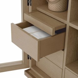 Casa Padrino armadio bar di lusso beige / ottone A. 150 cm - Mobile bar