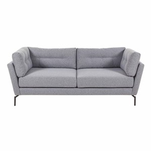 Luxus Wohnzimmer Sofa Grau Schwarz