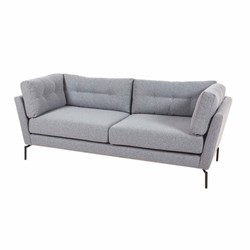 Luxus Wohnzimmer Sofa Grau Schwarz