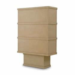 Luxus Massivholz Barschrank Weinschrank Beige