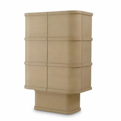 Luxus Massivholz Barschrank Weinschrank Beige