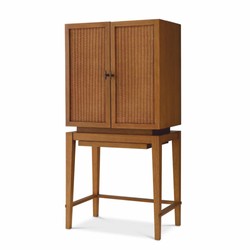 Casa Padrino armadio bar - armadio vino di lusso con 2 ante marrone / bronzo A. 167,5 cm - Mobile bar