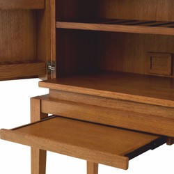 Casa Padrino armadio bar - armadio vino di lusso con 2 ante marrone / bronzo A. 167,5 cm - Mobile bar