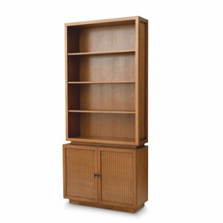 Luxus Regalschrank Bücherschrank Braun Bronze