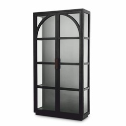 Casa Padrino vitrine de luxe noir / bronze 118 x 44,5 x H. 210 cm - Intérieur de luxe
