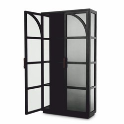 Casa Padrino vitrine de luxe noir / bronze 118 x 44,5 x H. 210 cm - Intérieur de luxe
