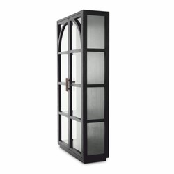 Casa Padrino vitrine de luxe noir / bronze 118 x 44,5 x H. 210 cm - Intérieur de luxe
