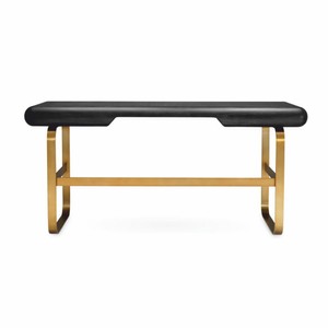 Casa Padrino Luxus Schreibtisch mit 2 Schubladen Schwarzgrau / Messing 165 cm - Büro Möbel