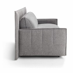 Casa Padrino canapé-lit de luxe gris 220 cm - Canapé de salon pliable