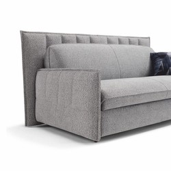Casa Padrino canapé-lit de luxe gris 220 cm - Canapé de salon pliable
