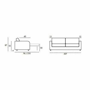 Casa Padrino Luxus Schlafsofa Grau 207 cm - Ausklappbares Wohnzimmer Sofa
