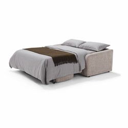 Casa Padrino sofá cama de lujo gris 207 cm - Sofá de salón plegable