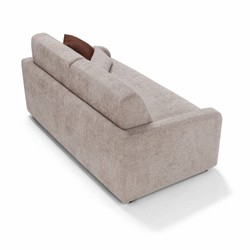 Casa Padrino sofá cama de lujo gris 207 cm - Sofá de salón plegable