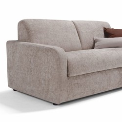 Casa Padrino sofá cama de lujo gris 207 cm - Sofá de salón plegable