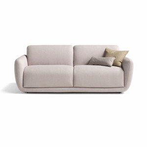 Casa Padrino canapé-lit de luxe gris clair 222 cm - Canapé de salon pliable