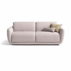 Ausklappbares Luxus Wohnzimmer Schlafsofa Hellgrau