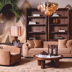 Casa Padrino Luxury Living Room Carpet Beige / Brown - Various Sizes