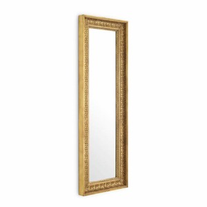 Casa Padrino Luxury Baroque Mahogany Mirror Antique Gold H. 176 cm - Baroque Interior
