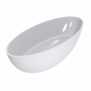 Casa Padrino Luxus Badewanne Hochglanz Weiß 180 cm - Badezimmer Möbel