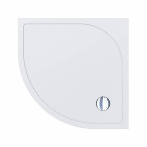 Casa Padrino Luxus Duschwanne Hochglanz Weiß 79,4 cm - Badezimmer Interior