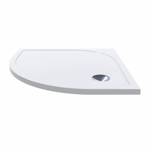 Casa Padrino Luxus Duschwanne Hochglanz Weiß 79,4 cm - Badezimmer Interior