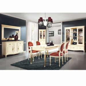 Casa Padrino Luxus Barock Vitrine Creme / Gold 166,1 x H. 206,6 cm - Barock Möbel