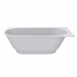 Casa Padrino bañera de lujo independiente blanco mate 190 cm - Muebles de baño