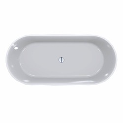 Casa Padrino vasca da bagno di lusso indipendente bianco lucido 165 cm - Mobili da bagno